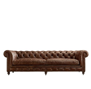 Juego de Muebles de Sala de Estar de Cuero Moderno de Alta Calidad al por Mayor, Diseños de Lujo - Product Image 1