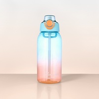 Bouteille d'eau en plastique sans BPA de qualité alimentaire avec pod aromatisant pour dropshipping