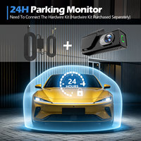 Mini caméra embarquée OEM dissimulée avec WIFI et GPS, enregistreur de conduite avant et arrière, mode de stationnement, double objectif, caméra de voiture 4K
