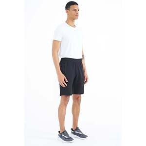Shorts noirs à poches pour homme Air Jones Ryan - Coupe standard - Vêtements de sport décontractés en mélange de coton pour le sport et le confort estival - Product Image 5