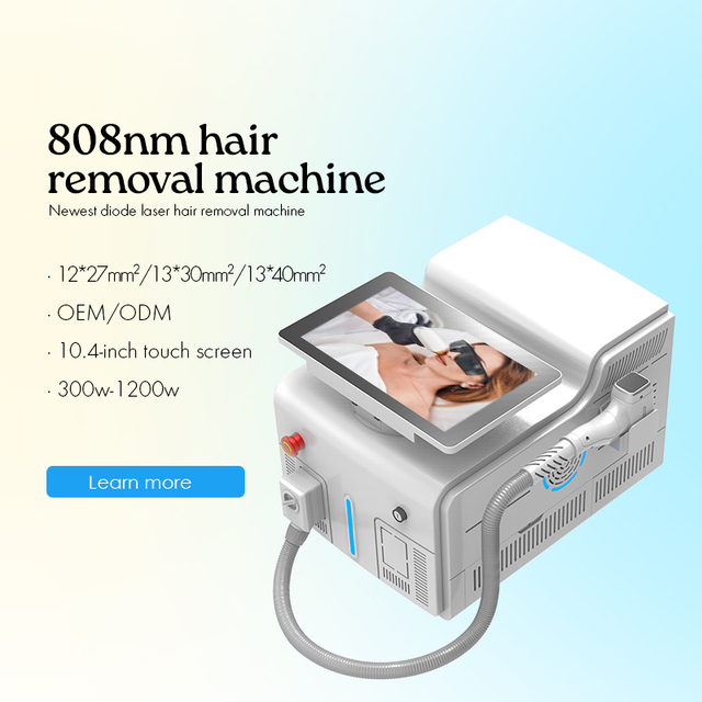 Portable 1064 nm 3 Wave Length Diode Laser Hair Removal Machine Mine Power Supply for Diode Laser Hair Removal