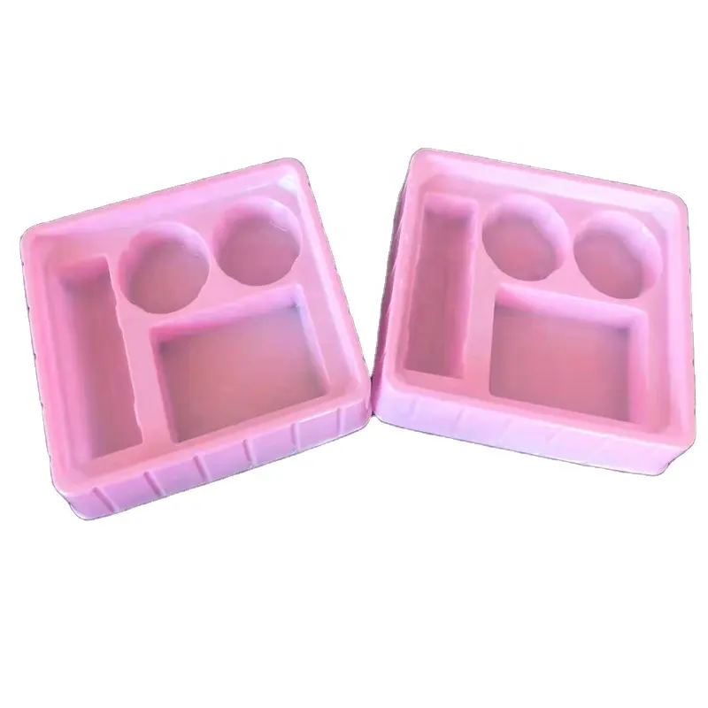 plastic cosmetics tray blister tray plastic packing tray