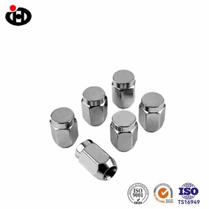 Capuchon d'écrou de pneu <span class=keywords><strong>antivol</strong></span> en acier au carbone Écrou de roue hexagonal zingué avec moyeu extérieur étendu Écrou de blocage de roue de voiture - Product Image 2