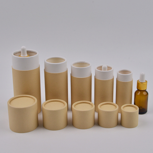5ml 10ml 15ml 20ml 30ml 50ml 100ml Stock Perfume Essential Oil Bottle <strong>Recyclable</strong> Cylinder Tube Round Cardboard Paper Tube <strong>Box</strong> - Product Image 1
