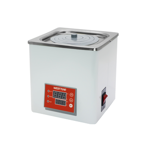 WESTTUNE Mini Bain-marie numérique chauffant en acier inoxydable à température constante contrôlée numériquement pour laboratoire, variation de 0,1 °C - Product Image 3
