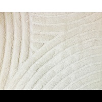 Tapis moderne en microfibre jacquard - Doux et moelleux, lavable en machine, avec dos antidérapant, durable pour salon et chambre à coucher
