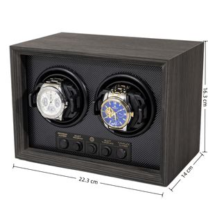 Caja de Reloj Automática Mecánica de Madera con Pantalla Digital para Relojes de Pulsera - Product Image 6