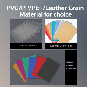 Tùy chỉnh nhựa ràng buộc bìa A4 A5 A3 trong suốt rõ ràng cứng nhắc PVC ràng buộc tờ cho văn phòng thư mục tập tin và ràng buộc cuốn sách - Product Image 2