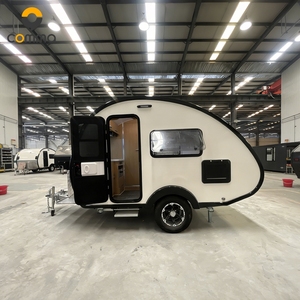 <span class=keywords><strong>Caravane</strong></span> compacte légère Teardrop Camper Trailer pour le camping, petite <span class=keywords><strong>caravane</strong></span> de voyage avec haut-parleurs à <span class=keywords><strong>vendre</strong></span> - Product Image 2