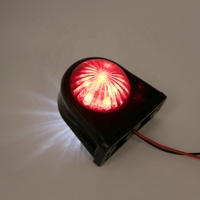 Camion remorque côté lumière 12 LED bateau cadre en plastique 10-30v 12v 24v double faces 12led côté lumière camion remorque côté marqueur
