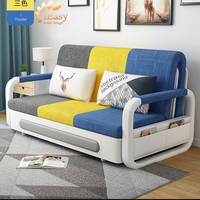 IEasy-sofá cama plegable convertible, mueble moderno y funcional para sala de estar, individual, futón