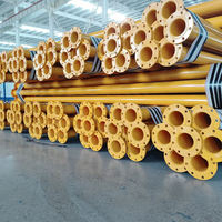 Tuyau en acier soudé avec revêtement interne en époxy anti-corrosion et revêtement externe en poudre de polyester pour pipeline industriel