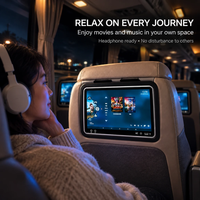 Écran multimédia Viewtech Premium pour autocar, installation sur siège, partage de films pour flotte de bus, intégrateur de rétrofit