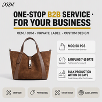 Tas Desainer Mewah Kulit Asli OEM/ODM untuk Wanita, MOQ Rendah, Tas Tangan Kapasitas Besar Model Bucket, untuk Penggunaan Sehari-hari, Santai, dan Kerja