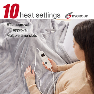 Nước nóng Chăn điện ném flannel Chăn điện với 10 mức độ sưởi ấm & 8 giờ tự động tắt sưởi ấm chăn - Product Image 3