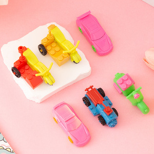 Bloques de Construcción de Autos de Juguete para Niños de 4 a 6 Años, Juego Educativo de Plástico DIY, Regalo Unisex para Niños - Product Image 1