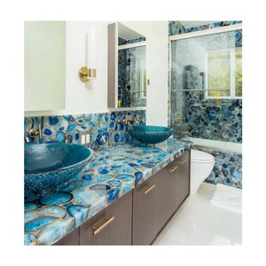 Lastra di Agata <span class=keywords><strong>Naturale</strong></span> per Mobili da Cucina, Piano di Lavoro <span class=keywords><strong>in</strong></span> PVC e Lavelli - Product Image 1