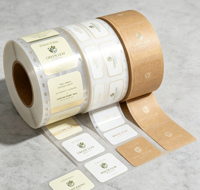 Étiquettes autocollantes personnalisées pour produits de soin corporel, impression de logo sur mesure, étiquettes imperméables pour bouteilles de produits de beauté