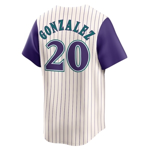 Jersey de Béisbol Bordado de los Arizona Diamondbacks al por Mayor # 20 Luis González # 51 <span class=keywords><strong>Randy</strong></span> <span class=keywords><strong>Johnson</strong></span> # 7 Ropa Deportiva de Softbol Corbin Carroll - Product Image 4
