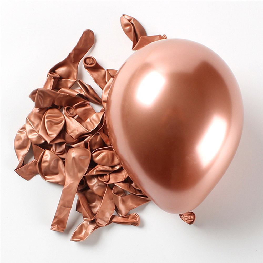 Palloncino cromato oro champagne