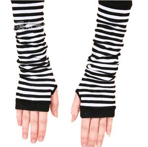 Extérieur Hip-Hop Cool Stretch Long Fingerless Winter Elbow Arm Warmer Mitten pour Femmes Hommes - Product Image 6