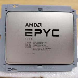 Epyc ซีรีย์7003 AMD epyc 7443 2.85GHz 24คอร์48-เธรด128ม. 200วัตต์รองรับซีพียูเซิร์ฟเวอร์ DDR4-3200mhz SP3 - Product Image 1