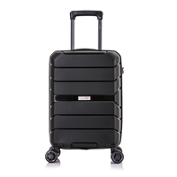 Valise de voyage de haute qualité pour le marché coréen, valise rigide 100% polypropylène PP, cadre métallique