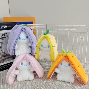 A09130 14 Cm Hidden Bunny Pendant Carrot Bunny Plush Pendant Plush Toy Rabbit Plush Toys Soft Cute Baby
