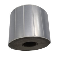 Rouleau recyclable 4x6 imprimante d'étiquettes thermiques directes papier de transfert argent étiquette thermique d'expédition en aluminium