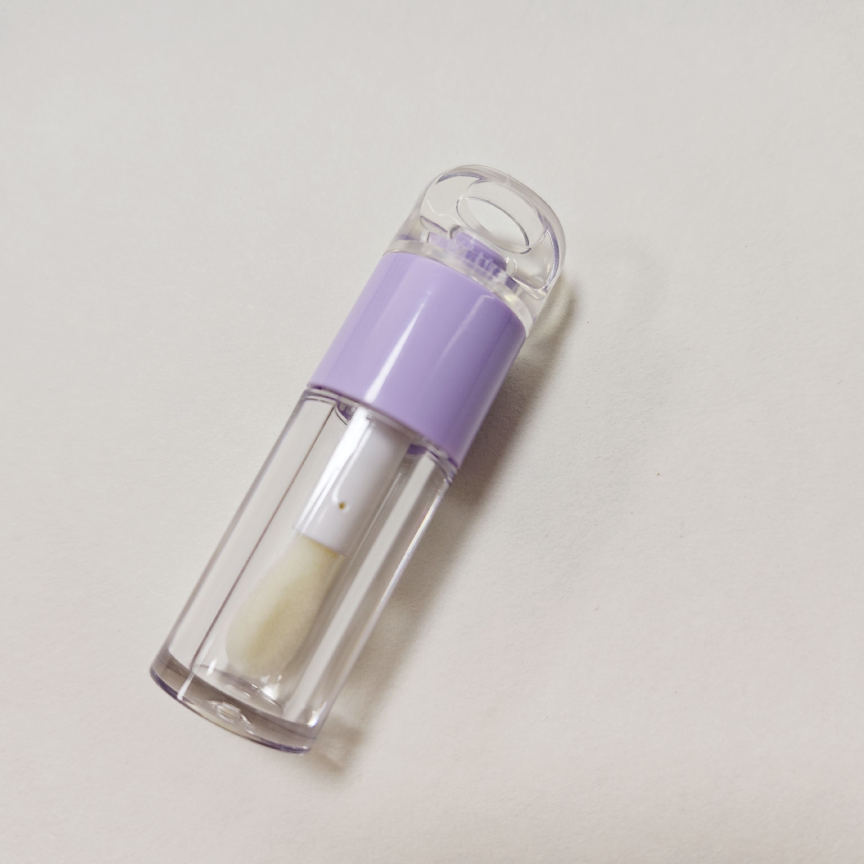Tube violet transparent