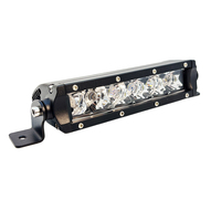 Barra de Luz LED Ultra Delgada de 7.5 Pulgadas para Camioneta, Luces de Conducción Todoterreno, 30w, Barra de Luz LED Todoterreno, 12v 24v