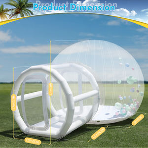 Şişme balon çadır PVC temizle Igloo Dome çadır açık düğün parti ticari şişme kabarcık ev çocuklar ve yetişkinler için - Product Image 3