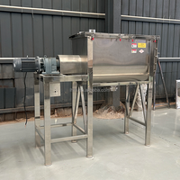 Mélangeur à ruban horizontal, machine à mélanger les poudres, mélangeur de poudres sèches en acier inoxydable, 100 kg, 500 kg