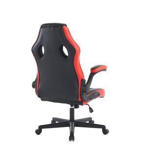 <span class=keywords><strong>Chaise</strong></span> de joueur <span class=keywords><strong>ergonomique</strong></span> à dossier bas en cuir, pivotante et réglable, de style course, en fer métallique, pour la maison <span class=keywords><strong>ou</strong></span> le bureau. - Product Image 5