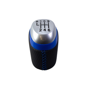 Pommeau de levier de vitesse Renault 6 vitesses en cuir ergonomique pour transmission manuelle - Product Image 4