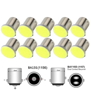 Bombilla LED para Auto P21W 1156 Ba15s 1157 Bay15d, Luz <span class=keywords><strong>de</strong></span> Señal <span class=keywords><strong>de</strong></span> Giro COB 12V, Blanca, Amarilla, Roja, Luces <span class=keywords><strong>de</strong></span> Freno, Reversa y Estacionamiento - Product Image 5