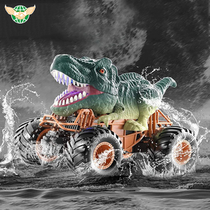 2.4Ghz télécommande <span class=keywords><strong>dinosaure</strong></span> camion <span class=keywords><strong>jouet</strong></span> Spray tout-terrain escalade véhicule Tyrannosaurus RC voiture jouets avec lumière et son Spray - Product Image 4