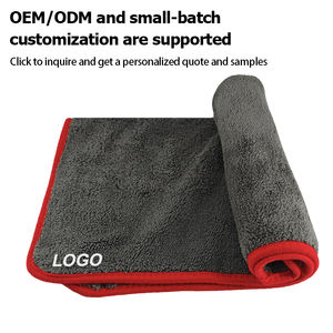 Serviette en microfibre ultra-absorbante à poils épais pour le lavage de voiture, séchage rapide, sans peluches, en polaire corail - Product Image 4