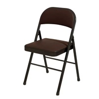 Chaise pliante d'extérieur moderne et durable avec cadre métallique et rembourrage doux, idéale pour l'hôtellerie, empilable, confortable, disponible en plusieurs couleurs – Vente en gros usine