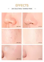 Produits de beauté d'usine : Masque purifiant au collagène et à l'or 24 carats pour le nez, éliminateur de points noirs, nettoyage en profondeur, resserre les pores, hydratant pour le visage