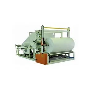 Qinyang GR brand jumbo tissue roll slitter rewinder machine/paper core cutter production line