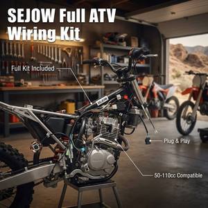 Kit Kabel Kelistrikan Lengkap SEJOW ATV Dirt Bike 50 70 90 110cc, CDI, Koil Pengapian, Stator, Rectifier, Plug and Play - Product Image 2