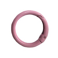 Anneau porte-clés en alliage de zinc robuste, anneau en O à ressort ouvert en métal, accessoires de quincaillerie pour sacs, tendance, sûrs, de différentes tailles, à prix compétitif