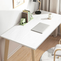 Papier peint PVC imperméable et écologique à motif grain de bois blanc pour armoires de cuisine, autocollants muraux résistants aux taches, décoration de meubles de maison