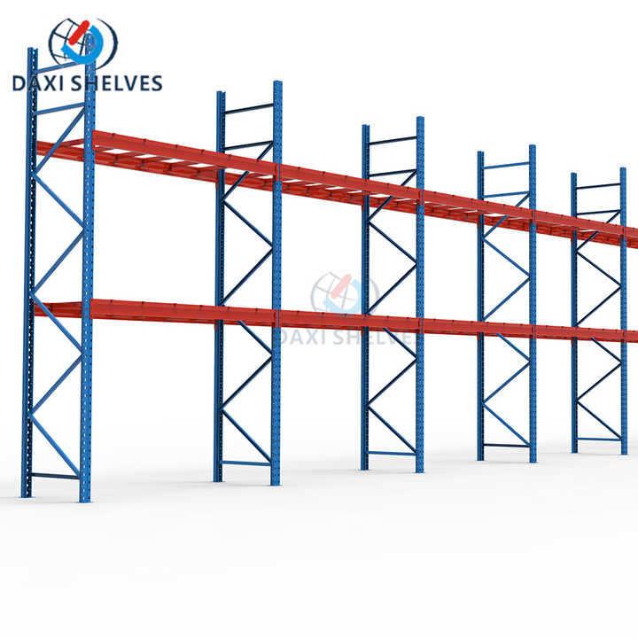 Single Shelf Racking Iron Single-Sided Pallet Racking System Selective Pallet Shuttle ...