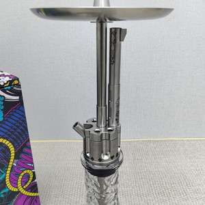 Ensemble de narguilé en acier inoxydable vache garçon Revolver forme de pistolet nouveau luxe narguilé boîte-cadeau Shi Carver Sheesha Shisha Chicha ensemble narguilé - Product Image 2