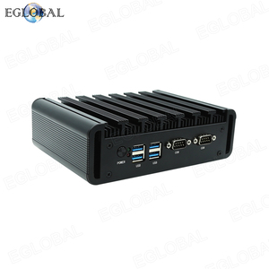 Eglobal คอมพิวเตอร์ขนาดเล็กไม่มีพัดลม Intel Core I7-<span class=keywords><strong>4500U</strong></span> DDR4 mSATA SSD Win10 VGA HD 4USB3.0 2COM 2RJ45 Gigabit LAN Audio Linux Mini PC - Product Image 6