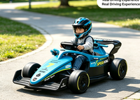 Nouvelle Voiture Électrique pour Enfants avec Télécommande, Batterie 12V7Ah, Moteurs Doubles 550W, 3 Vitesses, Musique, Frein à Disque, Pneus EVA
