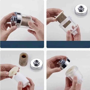 Kit Purificador de Agua de PP y Algodón para el Hogar, con Rosca de 1/2 Pulgada, Transparente, para Baño, Cocina y Ducha - Product Image 4
