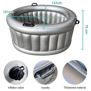 Piscina de Parto Inflable Personalizada OEM/ODM <span class=keywords><strong>para</strong></span> Mujeres <span class=keywords><strong>Embarazadas</strong></span> - Agua de TPU Blanca de Alta Calidad, Uso Doméstico con Matrona, Hipnobirthing - Product Image 2